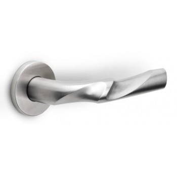 Deurkruk ELEEZ ZH100-G deurkruk geveerd op rozet rvs