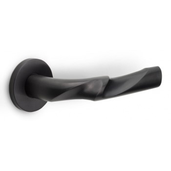 Deurkruk ELEEZ ZH100-G deurkruk geveerd op rozet PVD zwart