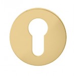 Cilinderrozet DND Fine bright gold PVD