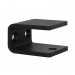 Trapleuninghouder plat zwart