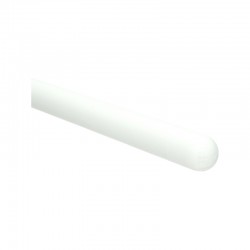 Trapleuning wit gegrond rond lengte 100cm