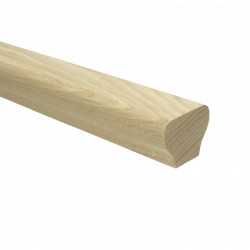 Trapleuning eiken onbehandeld modern lengte 100cm
