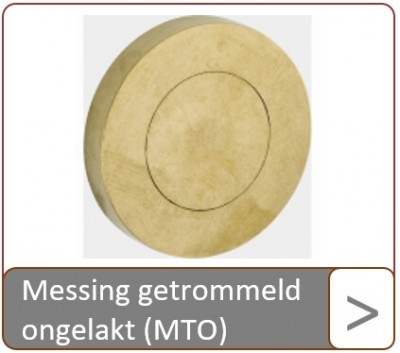 Messing getrommeld ongelakt