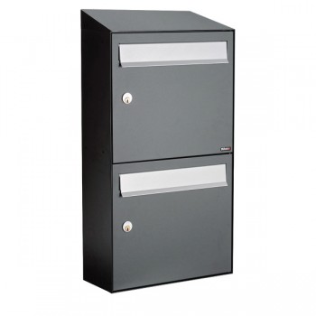 Flow set 1-breed, 2-hoog met dak antraciet Flow set 1-breed, 2-hoog met dak antraciet
