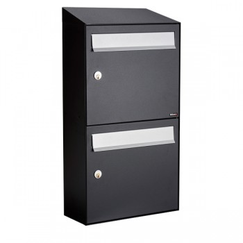 Flow set 1-breed, 2-hoog met dak zwart Flow set 1-breed, 2-hoog met dak zwart