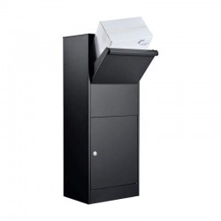 Pakketkast Allux 800L zwart