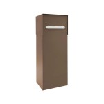 Pakketkast Stoer achteruitname corten staal