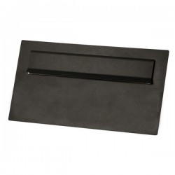 Briefplaat Stoer XL zwart