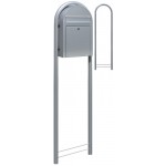 Brievenbus Bobi Classic Nordic Silver + statief