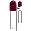 Brievenbus Bobi Classic Back Bordeaux + statief
