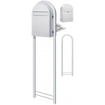 Brievenbus Bobi Classic Back Wit + statief