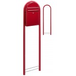 Brievenbus Bobi Classic S Rood + statief