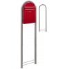Brievenbus Bobi Classic S Rood + statief