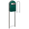 Brievenbus Bobi Grande Groen + statief