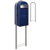 Brievenbus Bobi Jumbo Blauw + statief