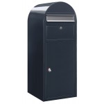 Brievenbus Bobi Cargo donkergrijs 