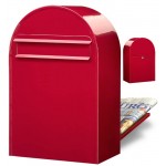 Brievenbus Bobi Classic Back Rood