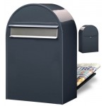 Brievenbus Bobi Classic Back Grijs / RVS