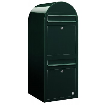 Brievenbus Bobi Duo Zwartgroen