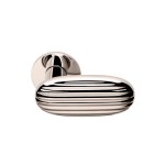 Deurkruk DND Madeleine rond rozet glans nikkel