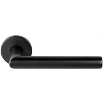 Deurklink Basic LB2 19mm rond rozet Gunmetal PVD