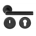 Achterdeurset gunmetal PVD