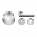 Voordeurset Egina Basic mat RVS 