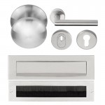 Complete voordeurset Egina Basic mat RVS 