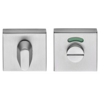 Toiletgarnituur D10V mat RVS met vrij bezet indicatie Toiletgarnituur D10V mat RVS met vrij bezet indicatie