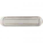 Briefplaat ovaal RVS AISI 304