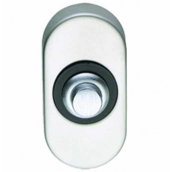 Beldrukker ovaal RVS AISI 304