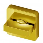 Toiletgarnituur vierkant Gold BIOV