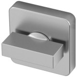 Toiletgarnituur 52mm Quadro mat-chroom