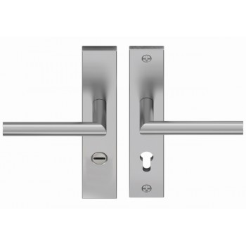 Veiligheidsset Quadro met kerntrekbeveiliging mat RVS