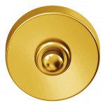 Beldrukker rond Gold Antique BIOV