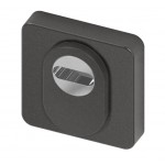 Veiligheidscilinderrozet vierkant Black Pearl BIOV (UTB)