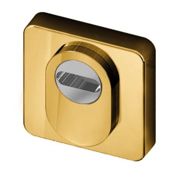 Veiligheidscilinderrozet vierkant Gold BIOV (UTB) Veiligheidscilinderrozet vierkant Gold BIOV (UTB)