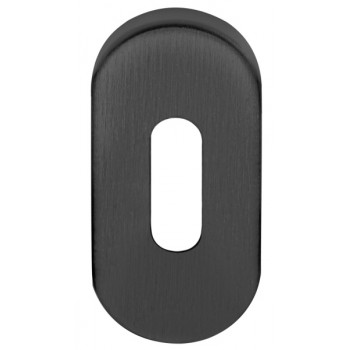 Sleutelplaatje LBN32 ovaal PVD gunmetal