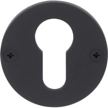 Cilinderplaatje Edgy EGBY50 mat zwart