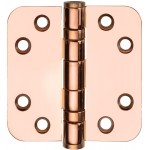 Kogellager scharnier LBSA7676 afgerond PVD gepolijst koper