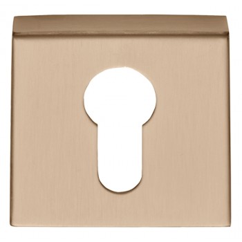 Cilinderplaatje D10V licht brons 