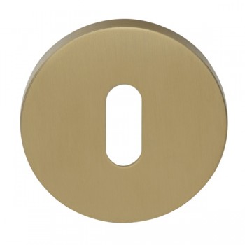 Sleutelplaatje Rivio GLN53 PVD mat goud