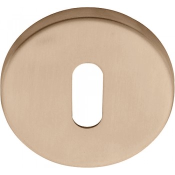 Sleutelplaatje D6 licht brons