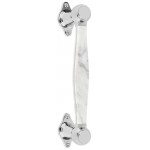 Deurgreep BOSCO LZ185 gepolijst RVS/marmer