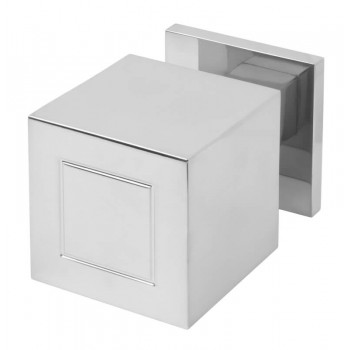 Knopkruk Square JB200D draaibaar rozet gepolijst rvs