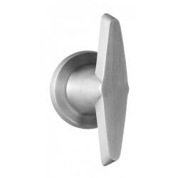 Voordeurknop Cone OH200V mat RVS 