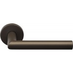 Deurklink Basic LB2 19mm rond rozet brons