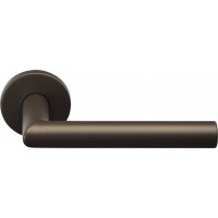 Deurklink Egina brons rond rozet