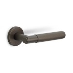 Deurklink Basic LB5 22mm rond rozet brons