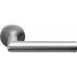 Deurklink Basic LB2L 22mm mat RVS